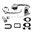 Kit impariglio Maniglie Alta Qualità + 4 guarnizioni | Fiat 500 F L R |