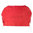 Serie completa fodere sedile Alta Qualità in scay Rosso mezzaluna bianca | Fiat 500 F |