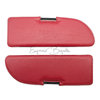 Coppia pantine parasole colore rosso | Fiat 500 F L R Giardiniera |