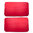 Coppia Pannelli porta anteriore destro + sinistro colore rosso | Fiat 500 R |