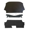 Kit 3 tappeti rivestimenti insonorizzanti sedile posteriore | Fiat 500 F L R |