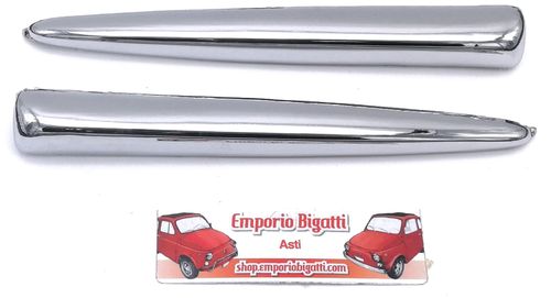 Coppi baffi plastica per fregio centrale | Fiat 500 Giardiniera |