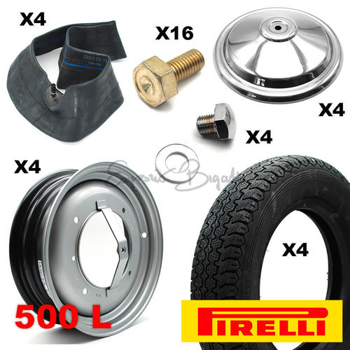 Kit completo pneumatici Pirelli e cerchi omologati | Fiat 500 L |