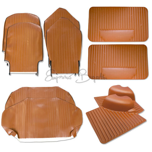 Kit fodere sedili + pannelli colore ocra Alta Qualità ASI | Fiat 500 L |