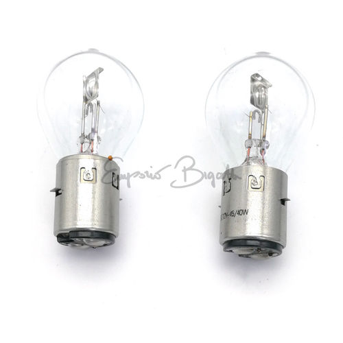 Coppia lampadine simmetriche 12v/45-40w  per fari proiettori | Fiat 500 N D |