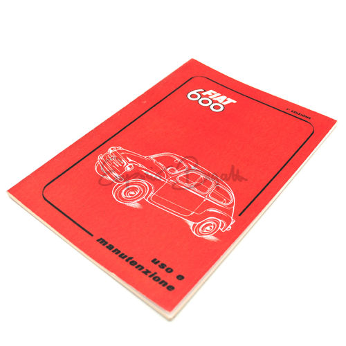 LIBRETTO USO E MANUTENZIONE FIAT 600 D fino maggio 1964