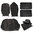 Kit fodere sedili + pannelli colore nero Alta Qualità ASI | Fiat 500 L |